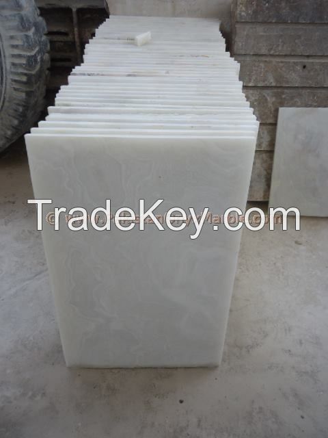 PURE WHITE ONYX TILES COLLECTION