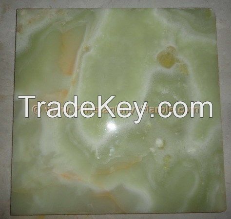 PURE GREEN ONYX TILES COLLECTION