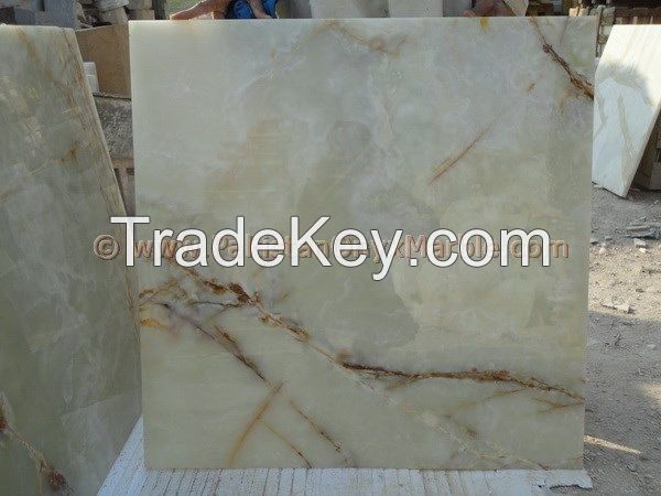 LIGHT GREEN ONYX TILES COLLECTION