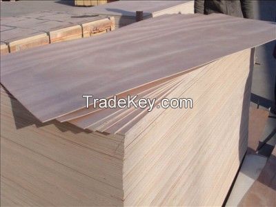 1220x2440x18mm Bintangor Plywood with Poplar Core E1 Glue