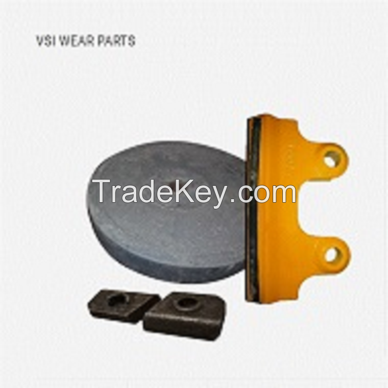 WEAR PARTS&Acirc;&nbsp; FOR VERTICAL SHAFT IMPACTOR (VSI)