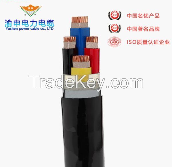 Class A Power Cable with Copper Core XLPE Insulated and PVC Sheathed Low-smoke Halogen-free Flame Retardant