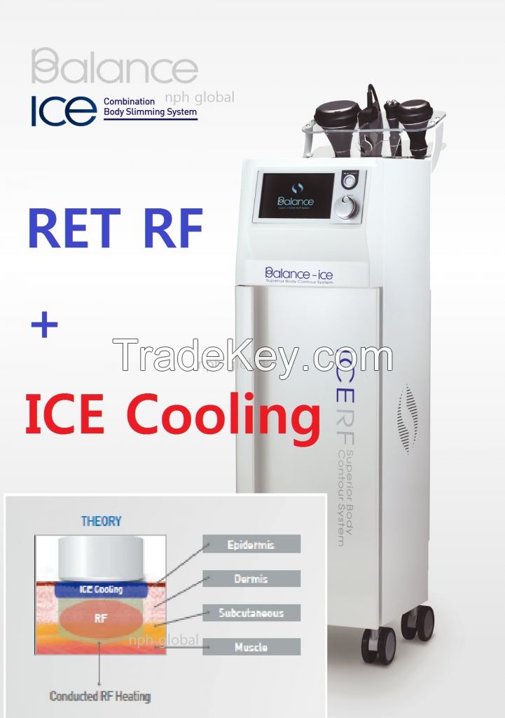 Body Slimming &amp;quot;Balance-ice&amp;quot; (RET RF + ICE Cooling)