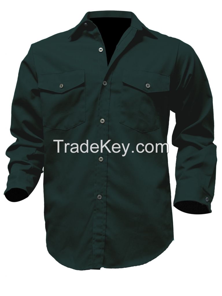 Poly Cotton Work Shirt 65% Polyester/35% Cotton