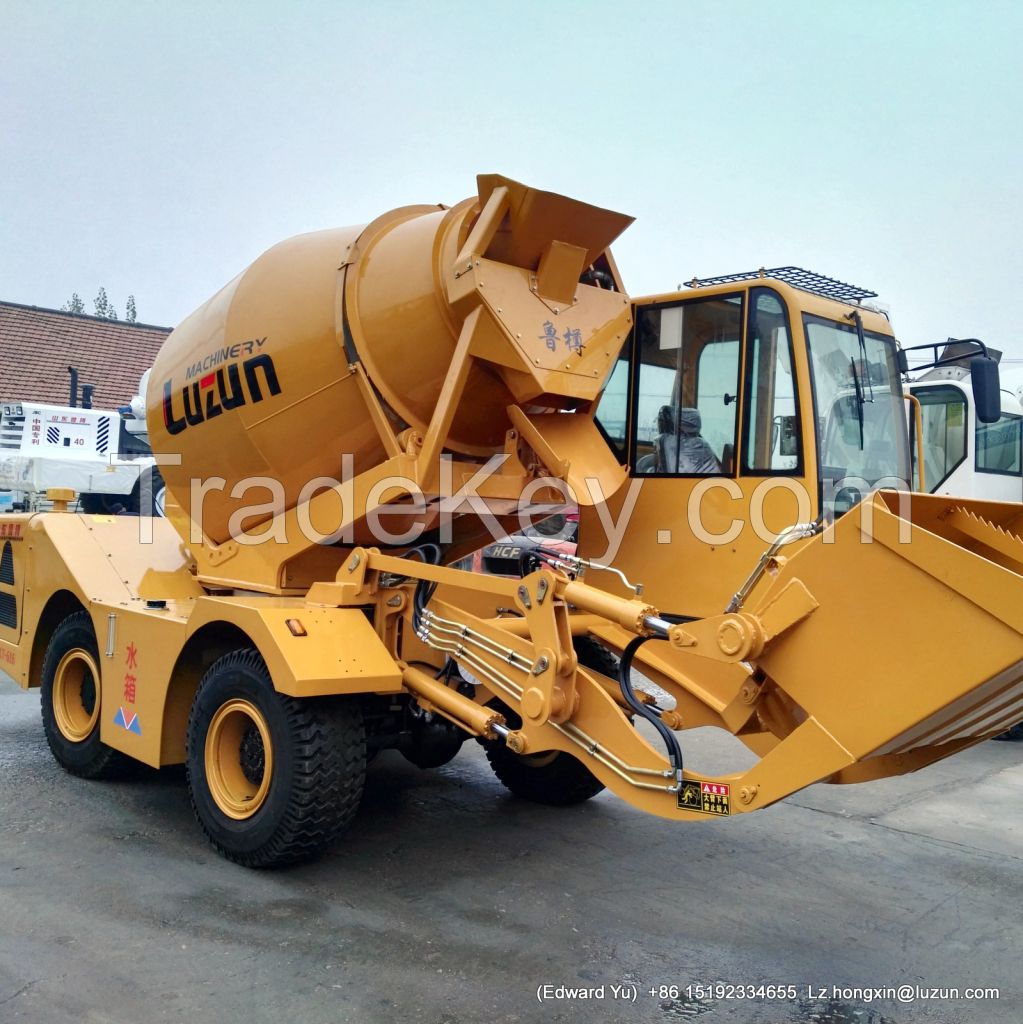 Self propelled concrete mixers