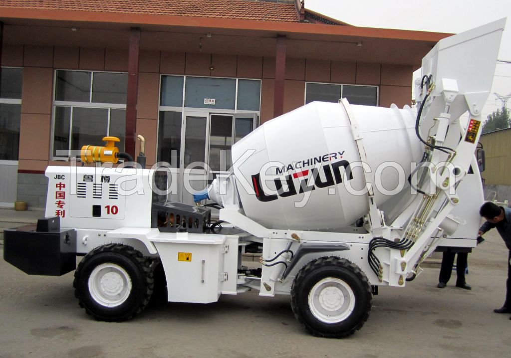 Self propelled concrete mixers