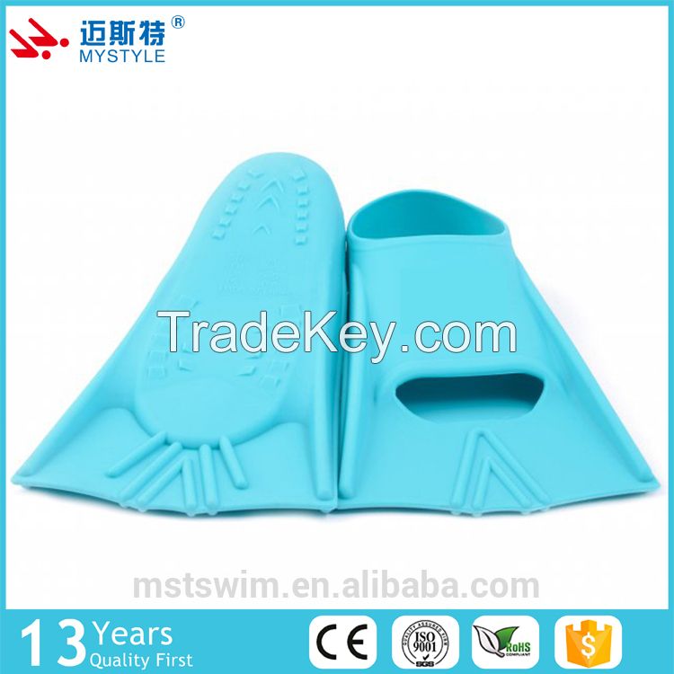 swim accessories durable silicone swim fins