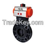 Pneumatic Actuated Butterfly Valve