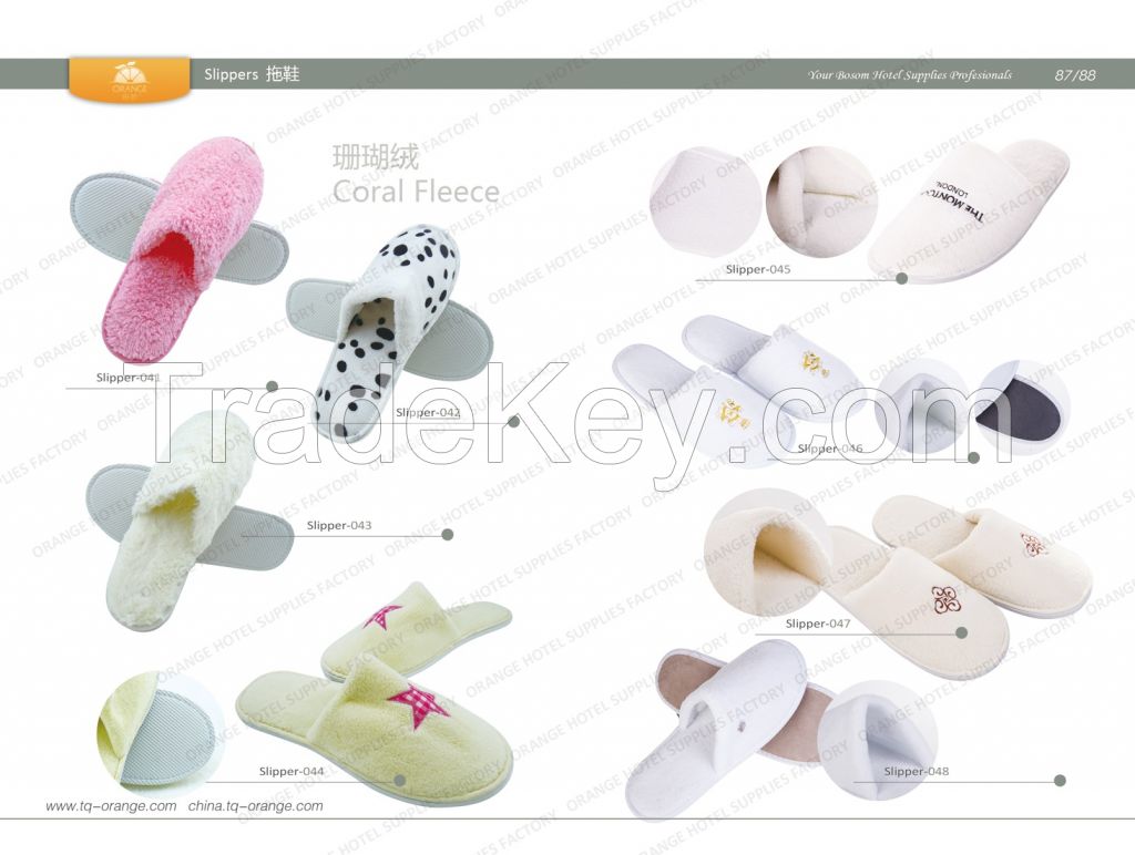 Hotel Coral Fleece Slippers