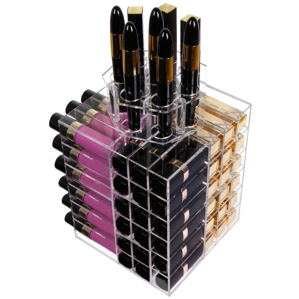 Lifewit Acrylic 81 Slot  Rotating Cosmetic Organizer