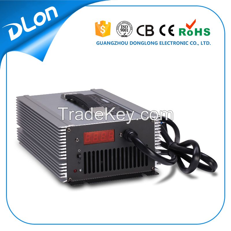 60v 72v 20a lead acid battery charger with led display