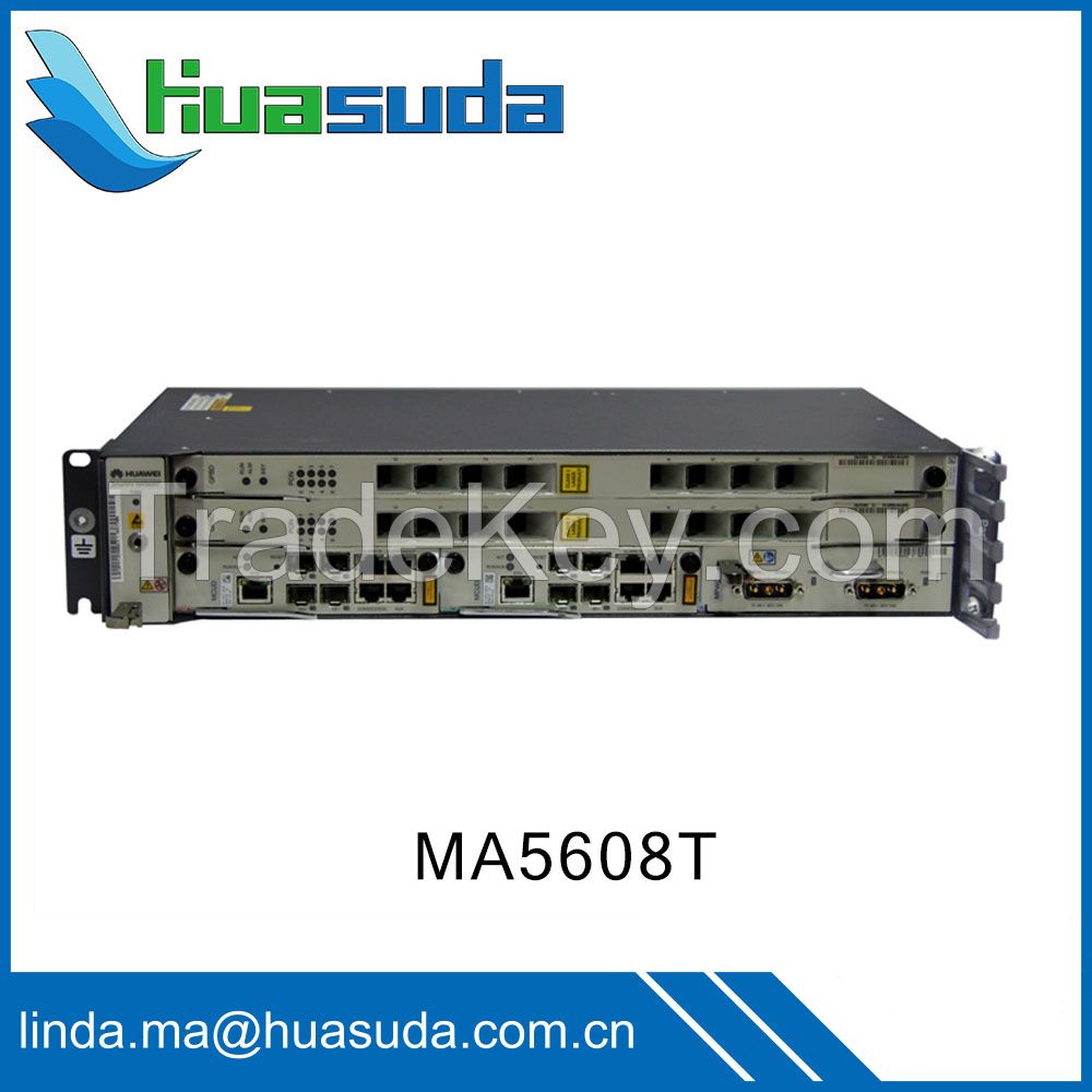 Huawei MA5608T Carrier grade Gigabit Network GPON OLT EPON DSLAM ADSL VDSL ONT ONU optical access networking