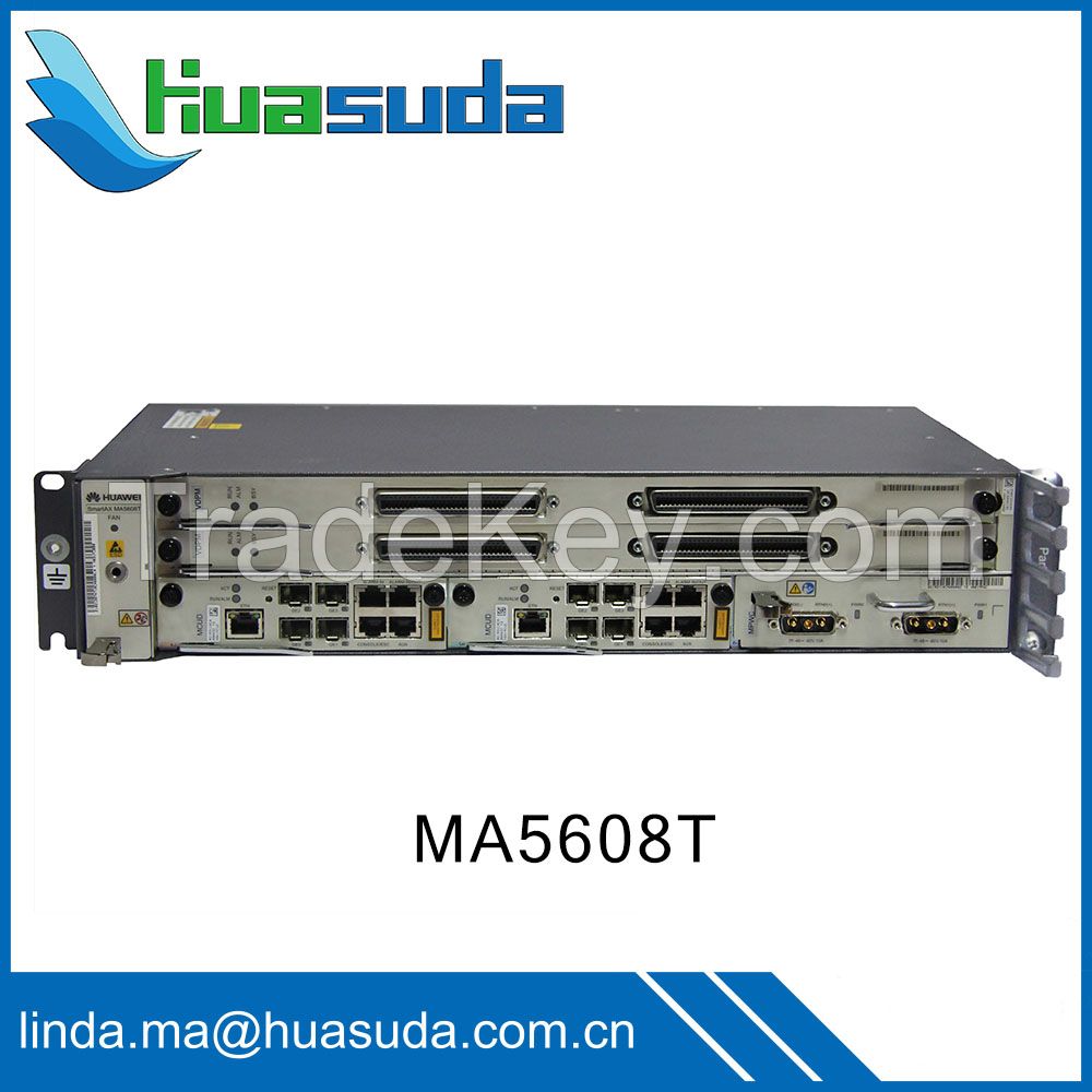 Huawei MA5608T Carrier grade Gigabit Network GPON OLT EPON DSLAM ADSL VDSL ONT ONU optical access networking