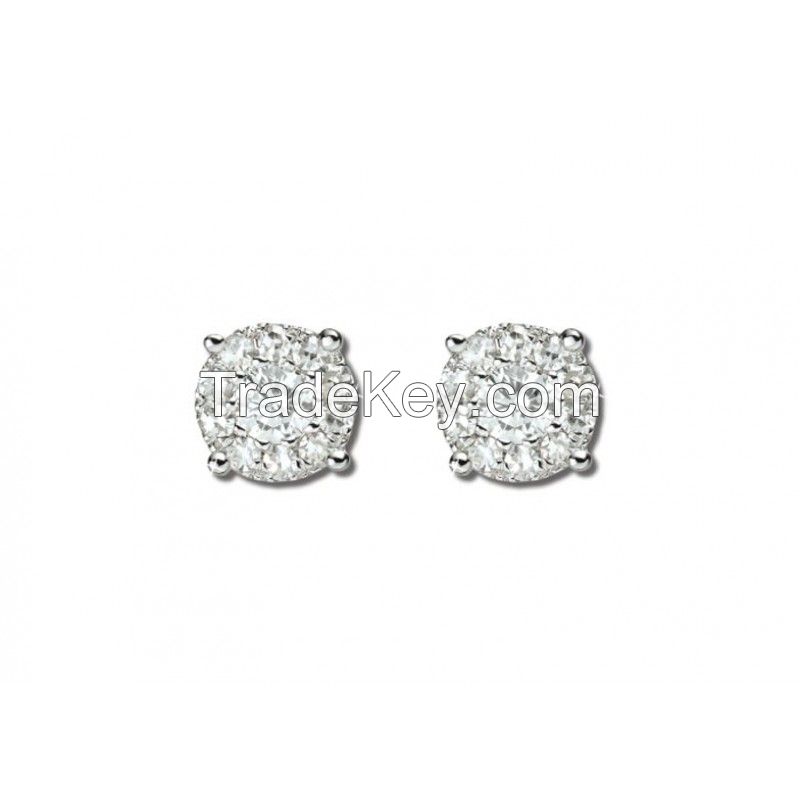 Mirage classic earring - 0.75 carat look