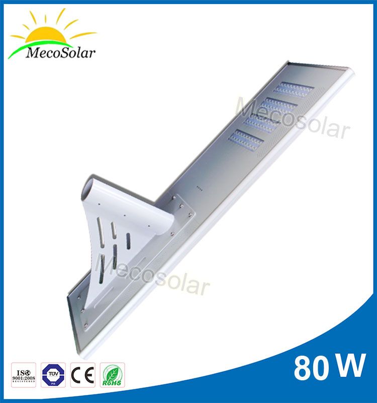 80W all in one integrated solar street light