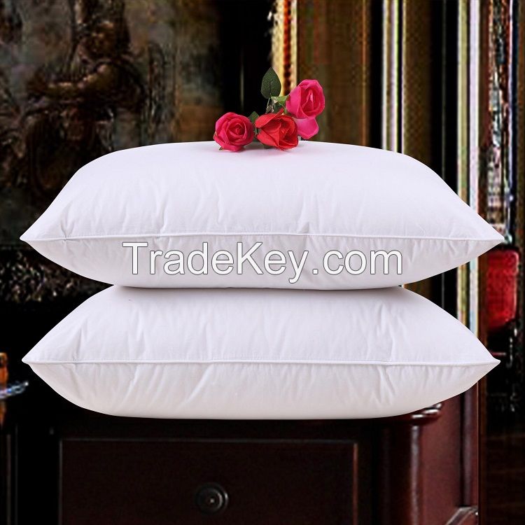 zhejiang pillow Comfortable polyester white plain pillow/ throw pillows