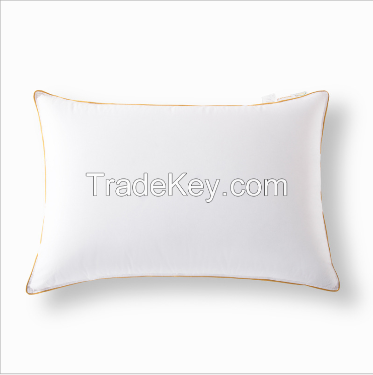 China Supplier White Home Bedding Pillows and pillow cases 100% cotton bulk