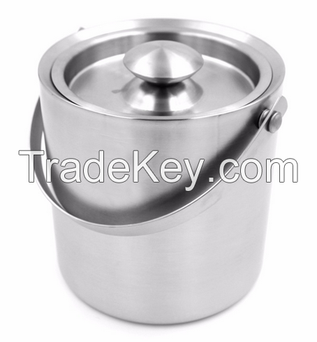 stainless steel ice bucket