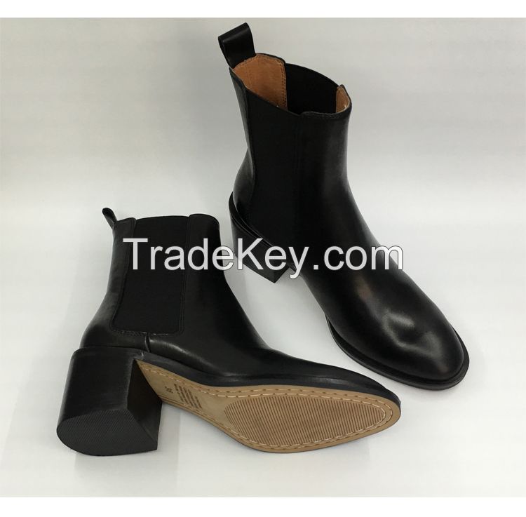 New Style Fashion Women's Genuine Leather Ankle Boots