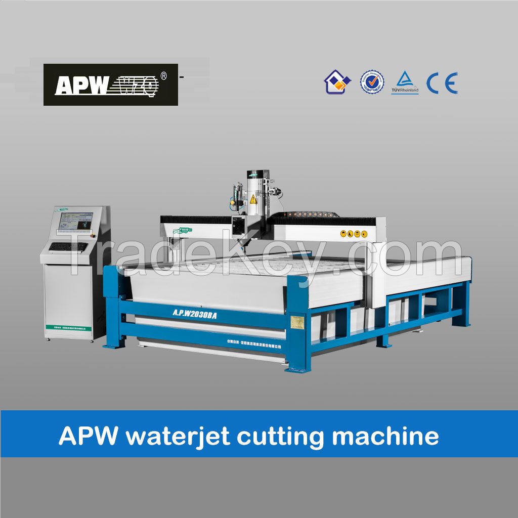 High working precision waterjet cnc steel cutting machine