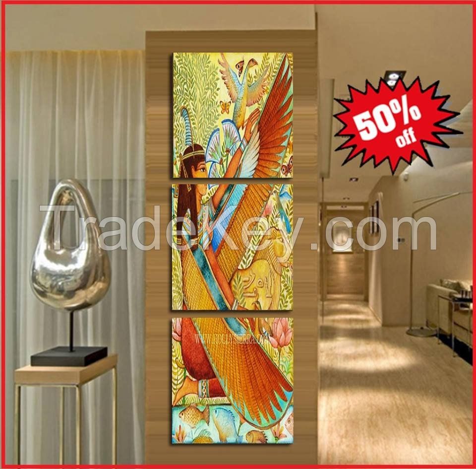 AWESOME EGYPTIAN ART CANVAS