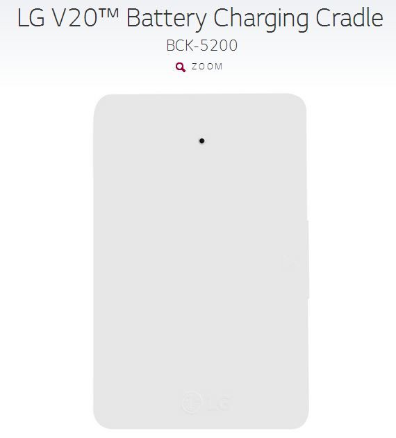 LG V20 Battery Charging Cradle