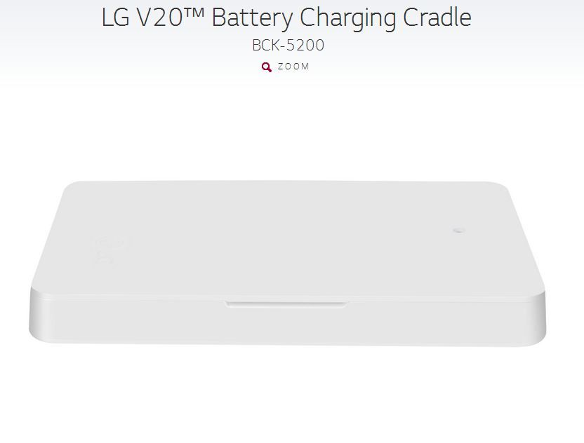 LG V20 Battery Charging Cradle