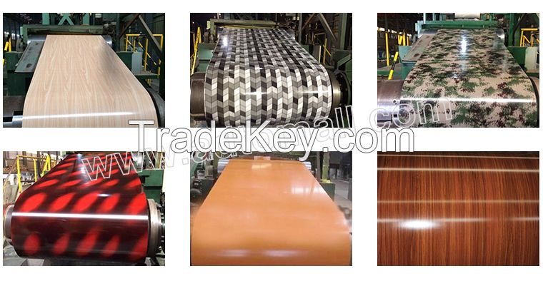 Chinese Factory Supplied High Quality Color Coated Galvalume Steel Coils