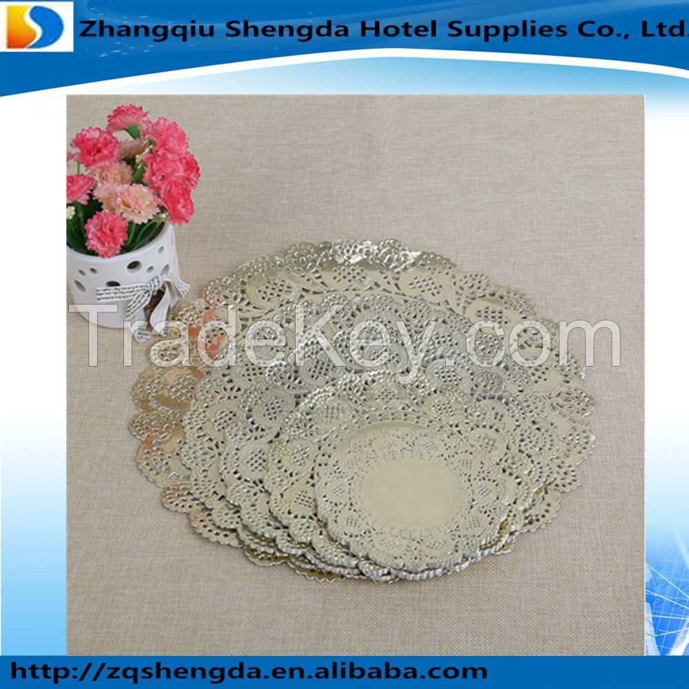 high quality disposable lace paper doily for food packing 