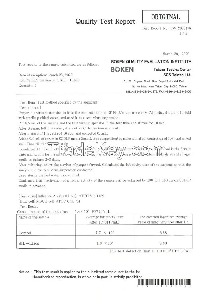 Nano Silver Disinfectant Spray Against COVID19