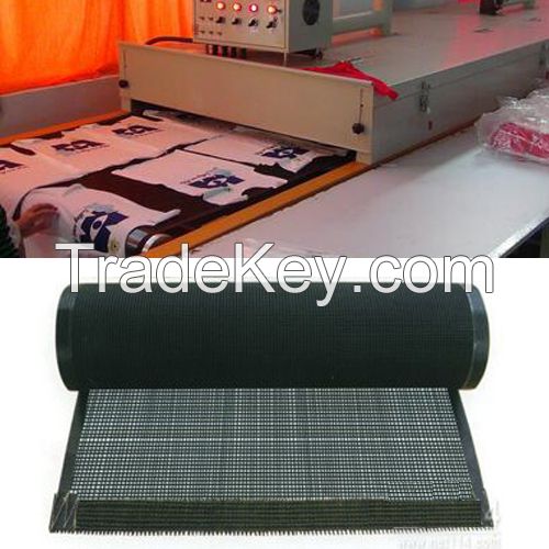 10*10mm Non Stick PTFE Teflon Textile dryer conveyor belt open mesh Belt