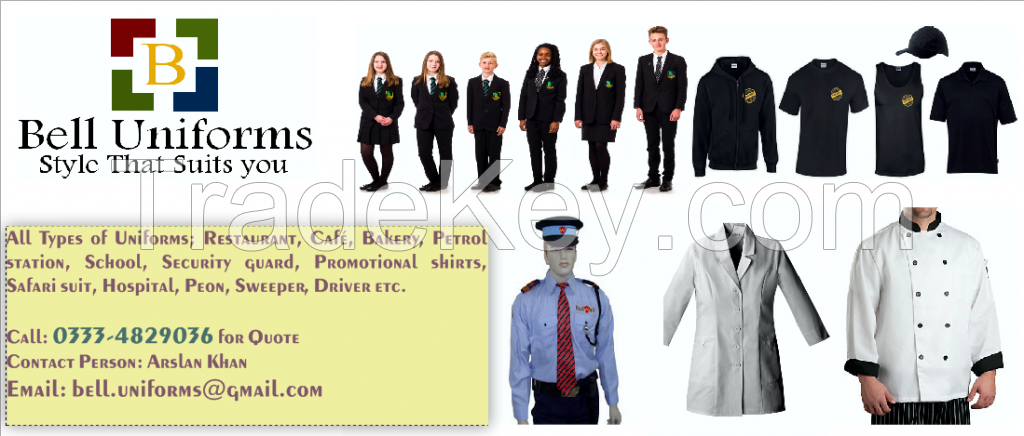 All Types of Uniforms