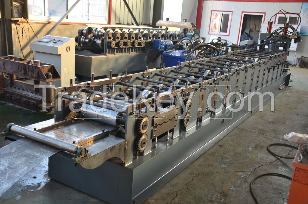 New Style Color Coated Steel C Sectional Steel Purlin Forming Machiner