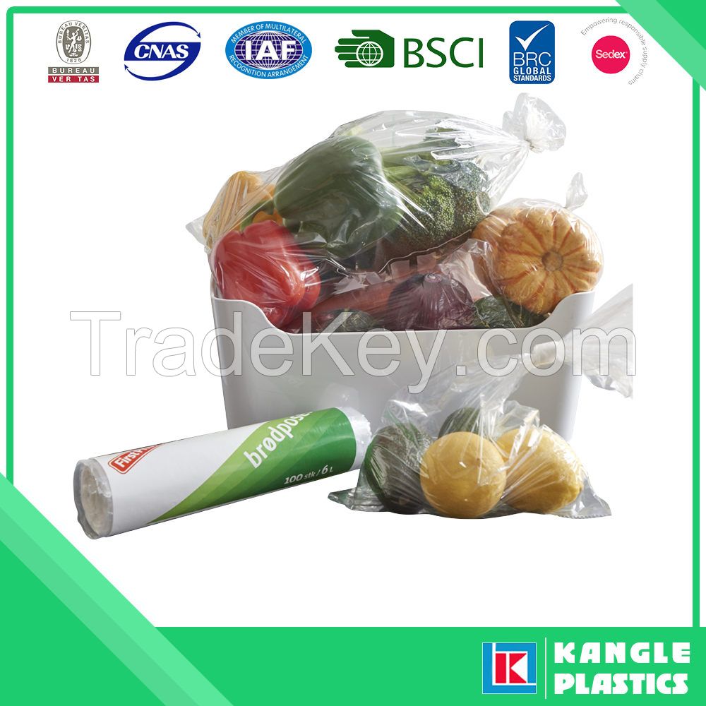 food grade freezer bag on roll