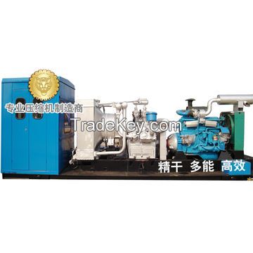 skid-mounted diesel compressor 