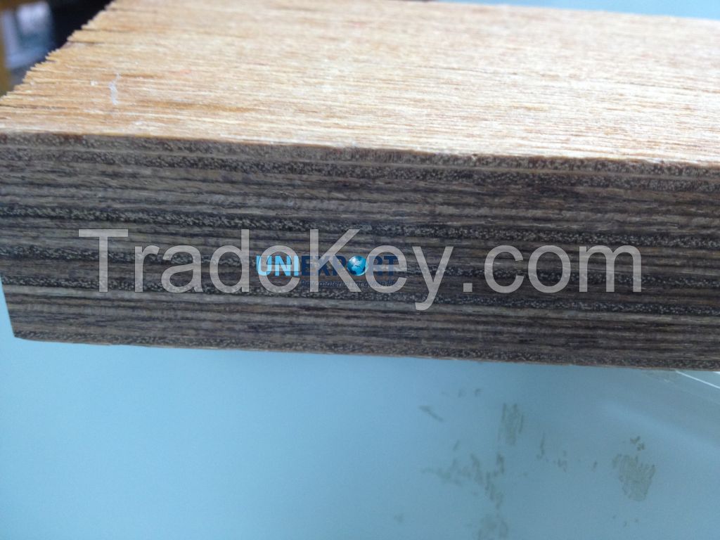 Keruing Veneer 0.6mm Face Container Flooring Plywood