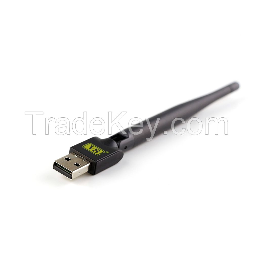 USB Mini Portable USB 2.0 Wi-Fi Dongle for Set Top Box, Wireless N Speed