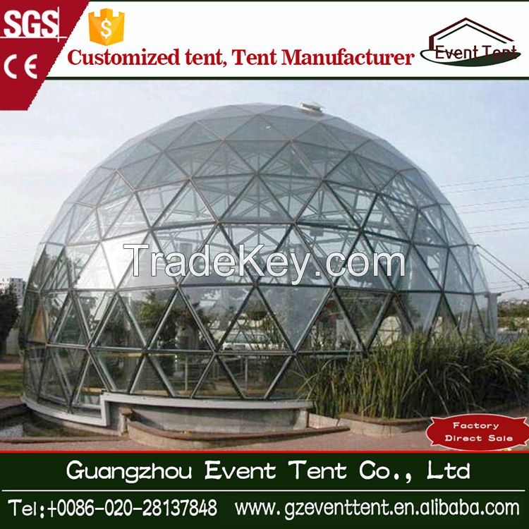 	 Guangzhou supplier economic functional geodesic dome tent for sale