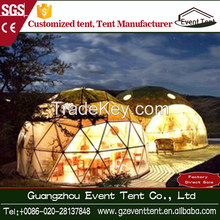 China supplier economic group geodesic dome tent for sale