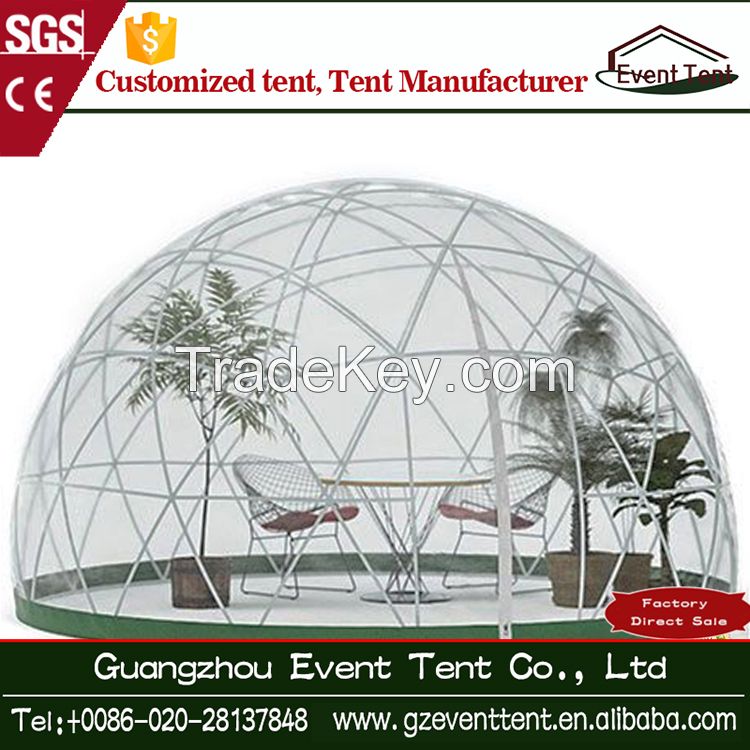 	 Guangzhou supplier economic functional geodesic dome tent for sale