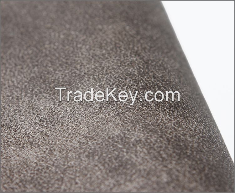 Stock bronzed suede fabric for sofa and car seat