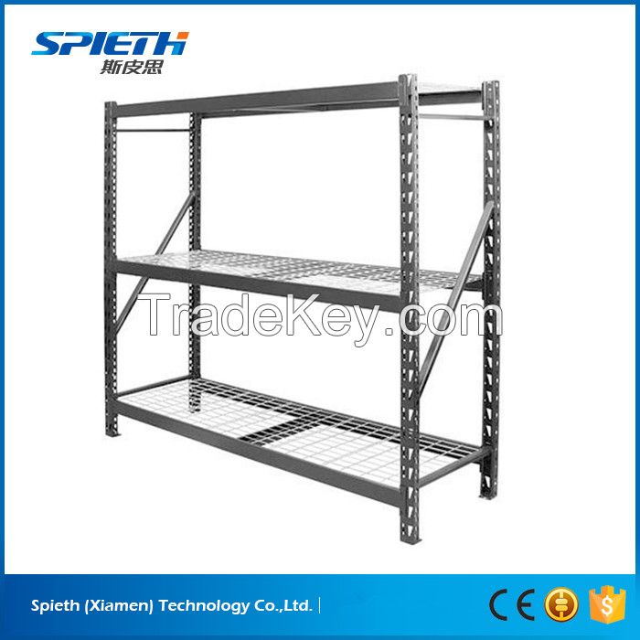 Heavy duty industrial storage rack steel mesh shelving