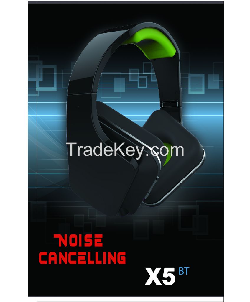 true wireless bluetooth headphone with noise cancelling function 