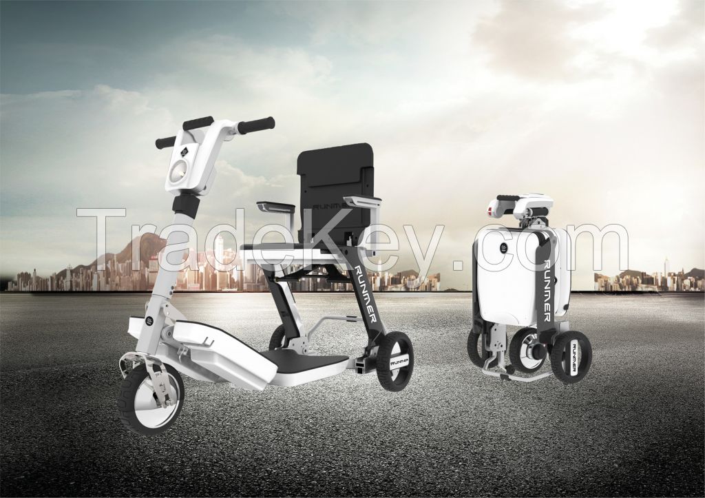 innovative folding mobility scooter foldable electric wheelchair wheel chair for old people rehabilitation therapy