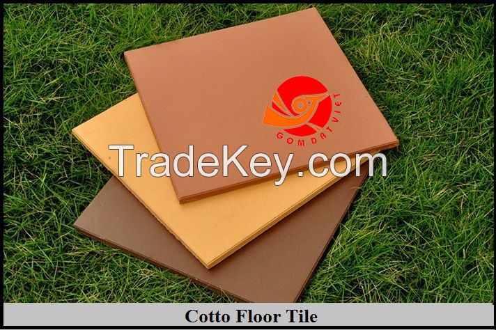 High Quality Red Floor Tile Unglazed Clay Tiles Vietnam Terracotta Tile 300x300mm