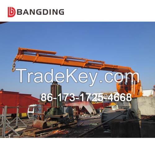 electric hydraulic offshore knuckle telescopic boom ship deck marine crane