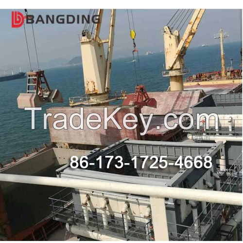 BANGDING Dust proof mobile port hopper for unloading sand or cement