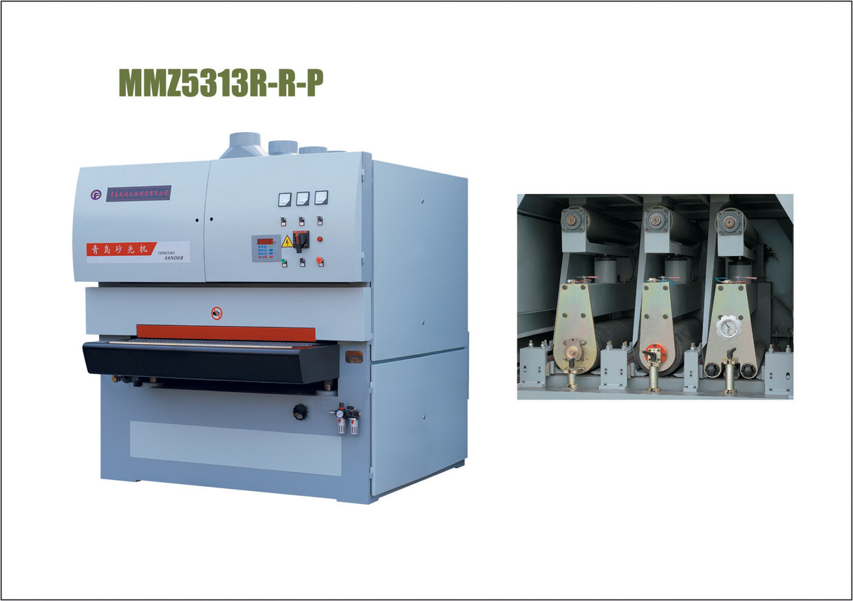 Three-Unit Heavy-Duty Wide-belt Sanding Machine