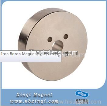 Neodymium Iron Boron Magnet big disk with small holes 