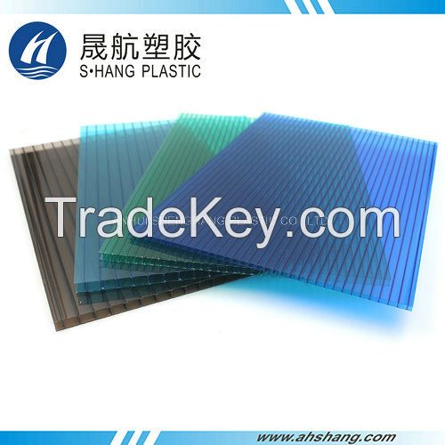 Twin Wall Polycarbonate PC Hollow Sheet with UV Protection